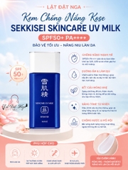 Kem Chống Nắng Kose Sekkisei Skincare UV Milk SPF50+ PA++++