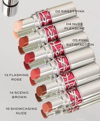 Son YSL Rouge Volupté Candy Glaze Lipstick 3.2gr (Vỏ Bạc)