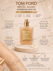 Dầu Dưỡng Tom Ford Soleil Blanc Shimmering Body Oil 100ml