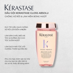 Dầu Gội Kerastase Gloss Absolu Bain Hydra Glaze (Dành Cho Tóc Xơ Rối)