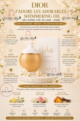 Dầu Dưỡng Thể Dior J’adore Les Adorables Shimmering Oil 200ml