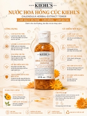 Nước Hoa Hồng Hoa Cúc Kiehls Calendula Herbal Extract Toner Alcohol Free