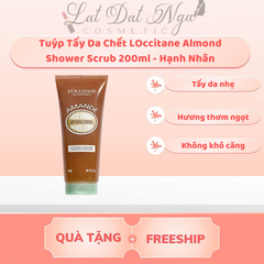 Tuýp Tẩy Da Chết LOccitane Almond Shower Scrub 200ml - Hạnh Nhân