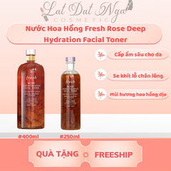 wed - Nước Hoa Hồng Fresh Rose Deep Hydration Facial Toner