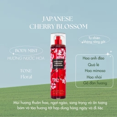 Xịt Mist Hương Nước Hoa Bath & Body Works 236ml