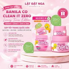 Sáp Tẩy Trang Banila Co Clean ZERO Cleansing Balm Set ( Tweety Edition ) : 100ml + 25ml + 3ml x 2ea