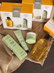 Set L'Occitane 3 Món: Tắm 250ml + Kem Dưỡng 75ml + Kem Tay Hạnh Nhân 75ml
