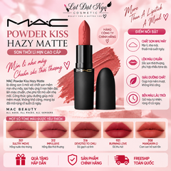Hàng Công Ty - Son Mac Powder Kiss Hazy Matte