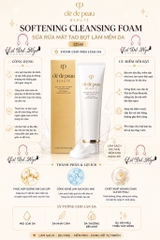 Sữa Rửa Mặt Tạo Bọt Cle De Peau Beaute Softening Cleansing Foam - Dành cho mọi loại da