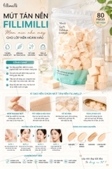Túi Bông Mút Đánh Nền x 80 miếng