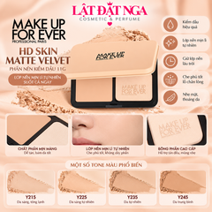 Phấn Make Up For Ever HD Skin Matte Velvet 11g