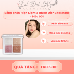 Phấn Bắt Sáng Dior Backstage Glow Face Highlighter & Blush Palette 4 Ô