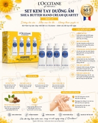 Sét Kem Tay LOccitane shea soft hands quartet 30ml x 4