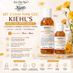 Sét 2 Chai Tone Cúc : 75ml + 40ml  - Nước Hoa Hồng Kiehls