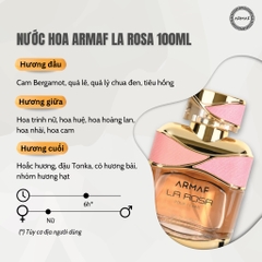 Nước Hoa Nữ Armaf La Rosa Pour Femme EDP 100ml