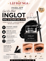 WEB- Gel Kẻ Mắt Inglot Amc Eyeliner Gel 5.5G - Tặng Kèm Cọ Mắt