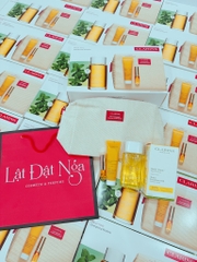 Sét Quà - Trị Rạn CLARINS Tonic 100ml + Túi + Sữa Tắm 30ml +Son Dưỡng 01