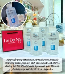 Nước Tẩy Trang JM Solution H9 Hyaluronic Ampoule Cleansing Water
