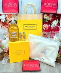 Sét Quà : Sữa Tắm Loccitane 500ml + tắm 35ml x 2 + Áo Choàng + Hộp Quà + Túi Giấy