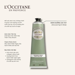 Kem Dưỡng Ẩm Cho Tay Hạnh nhân LOccitane En Provence Almond Hands Cream