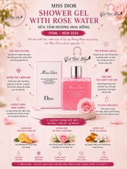 Sữa Tắm Miss Dior Shower Gel With Rose Water 175ml (Mẫu Mới)