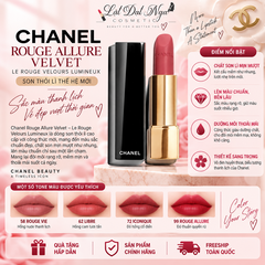 Son Thỏi Chanel Rouge Allure Velvet Le Rouge Velours Lumineux