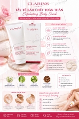 (Hàng Công Ty) Tẩy Tế Bào Chết Clarins Exfoliating Body Scrub Smooth skin 200ml