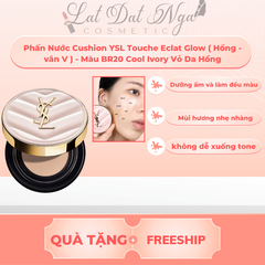 Phấn Nước Cushion YSL Touche Eclat Glow ( Hồng - vân V )