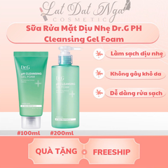 Sữa Rửa Mặt Dịu Nhẹ Dr.G PH Cleansing Gel Foam