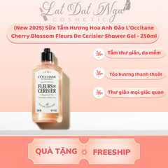 (New 2025) Sữa Tắm Hương Hoa Anh Đào L'Occitane Cherry Blossom Fleurs De Cerisier Shower Gel