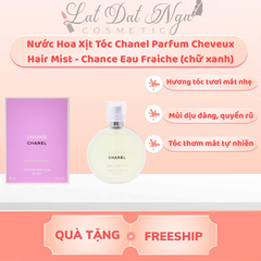 Nước Hoa Xịt Tóc Chanel Parfum Cheveux Hair Mist