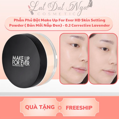 Phấn Phủ Bột Make Up For Ever HD Skin Setting Powder ( Bản Mới Nắp Đen)