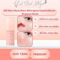 Má Nars Kem Nars Afterglow Liquid Blush
