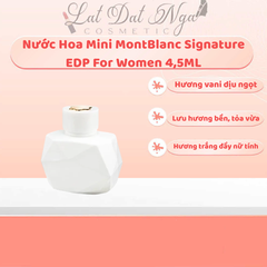 Nước Hoa Mini MontBlanc Signature EDP For Women 4,5ML