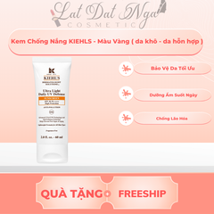 Kem Chống Nắng KIEHLS - Màu Vàng ( da khô - da hỗn hợp )