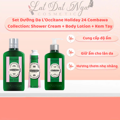 Set Dưỡng Da L'Occitane Holiday 24 Combawa Collection: Shower Cream + Body Lotion + Kem Tay