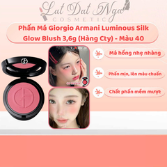 Phấn Má Giorgio Armani Luminous Silk Glow Blush 3,6g (Hàng Cty)