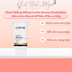 Kem Chống Nắng Corthe Dermo Protection Ultra Sun Block SPF50+/PA+++ 50g - date 6.26