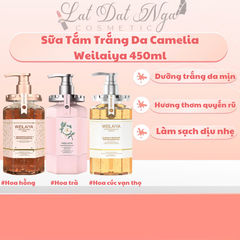 Sữa Tắm Trắng Da Camelia Weilaiya 450ml