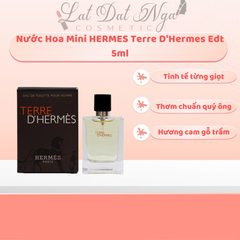 Nước Hoa Mini HERMES Terre D'Hermes Edt 5ml