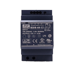 Nguồn Din Rail Mean well HDR-60-12 (60W 12V 4.5A)