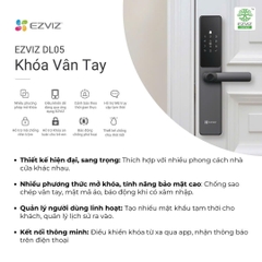 Khoá cửa Thông minh EZVIZ DL05