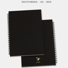 Sổ tay vẽ chì - Sketchbook basic - A5- Bìa đen