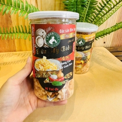Dừa sấy giòn vị tỏi ớt 200g - cocofarm