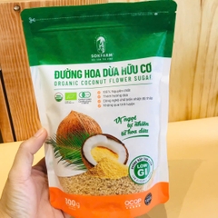 Đường hoa dừa hữu cơ Sokfarm 300gr