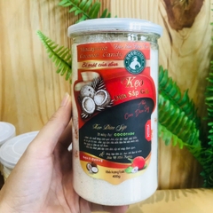 Kẹo dừa Sáp hoa tuyết vị gấc 400g - cocofarm