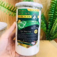 Kẹo dừa Sáp hoa tuyết vị lá dứa 400g - cocofarm