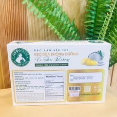 Kẹo dừa không đường vị sầu riêng 400g - cocofarm