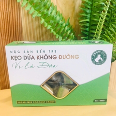 Kẹo dừa không đường vị lá dứa 400g - cocofarm