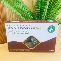 Kẹo dừa không đường vị cà phê 400g - cocofarm